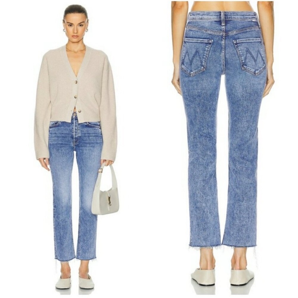Mother the tomcat ankle fray button fly jeans 32